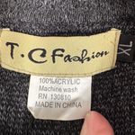 Vintage T.C. Fashion Women's Gray Beaded Embroidered Cardigan Sweater Size M Size M Photo 4