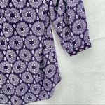 NYDJ  Printed Chiffon Tie Neck 3/4‎ Sleeve Tunic Photo 7