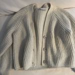 ZARA  Grey Cardigan Sweater Photo 2
