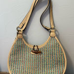 Simply Noelle  Woven Rattan Straw Colorful Multi‎ Shoulder Crossbody Bag Purse Photo 0