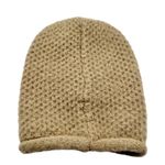 Free People  Beige Dreamland Knit Beanie Women’s Winter Hat Size OS Photo 1