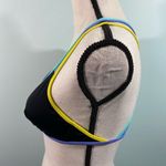 Victoria's Secret  Black Triple Straps Trim Bikini Top Size M Photo 1