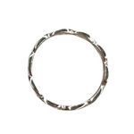 Sterling Silver 925 Twisted Infinity Band Ring Classic Simple Photo 5