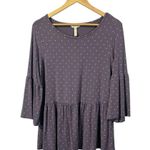 Matilda Jane  Perfect In Purple Polka Dot Knit Jersey Tunic Top Women Size Medium Photo 1