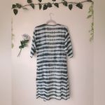 LuLaRoe  Shirley women’s Kimono White With Green Tie Dye Sheer Chiffon Size S Photo 3