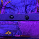 St. John Collection Vintage St. John Abstract Santana knit satin cardigan size 6 Photo 3