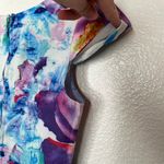 Tiger Mist colorful fit and flare v- neck mini dress size s Photo 8