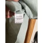 Aratta Silent Journey Embroidered Beaded Tunic Top Small Button Front Tassels Green Photo 3