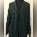 Sonoma Goods For Life®- Dark green Women's Plush Cardigan Size XXL Photo 1
