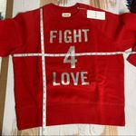 Zadig & Voltaire  Fight 4 Love Sweatshirt Size Small Red Photo 4