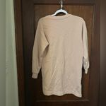 Everlane Classic French Terry Crewneck Sweatshirt Mini Dress Rose Pink XS Photo 2