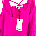 Ro & De NWT RO‎ & DE size Small hot pink tank top loose fit Photo 5