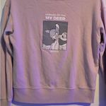 Disney  Lavender Sweatshirt Photo 9
