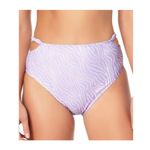 California Waves California‎ Waves Purple Tie Dye Stretch Smocked High Waisted NWT Photo 1