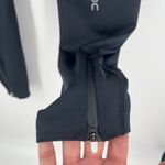 On Running On Cloud Womens Running Tight Size L Full Long Length Black Ankle Zip Size L Photo 5