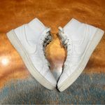 Nike  Court Royale 2 Mid Triple White lace up sneakers size 8.5 Photo 4