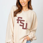 College Corner FSU Women’s Crewneck Chicka Photo 0