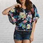 Yumi Kim Shacara Silk Blouse Size S Floral Photo 0