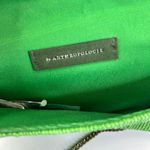 Anthropologie  Beaded handbag clutch cross body floral green Photo 5