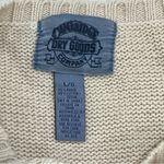 Vintage Nautical Sweater by Cambridge Dry Goods Company Size Large Red Photo 6