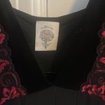 In Bloom by Jonquil xl nightgown fulll stretchy long adjustable strap velvet Black Photo 1