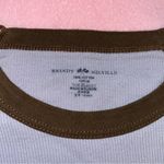 Brandy Melville rare bella longsleeve top in brown&blue Photo 2