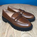 Madewell  The Bradley Chunky Lugsole Platform Loafer Brown Leather Womens Size 7 Photo 0
