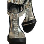 Camille La Vie New  Black Rhinestone Formal Dress Heels Size 8 Photo 5