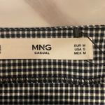 Mango MNG by Women B&W Plaid Skirt with Front Bow NWOT Small Photo 2