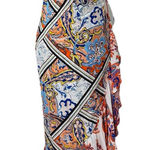 Robert Graham  Silvan Silk Printed Wrap Dress Photo 0