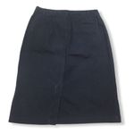 Lands' End Lands’ End Navy Blue Pencil Skirt Photo 2