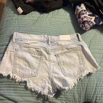 Pistola  Light Wash Distressed Denim Shorty Shorts Size 28 Casual Beach Vacation Photo 1