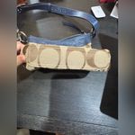 Coach  Blue and Tan Crossbody Bag Photo 2