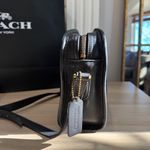 Coach  Vintage Y2K Metropolis Zip Bag 9087 Black Leather Crossbody Bag USA Photo 3