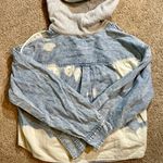 American Eagle AE Cropped Denim Hooded Shacket Photo 8