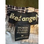 Super Cute Plaid Skirt with Belt Size Medium Black Photo 2