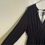 Old Navy Waist-Defined V-Neck Jumpsuit Black L Photo 6