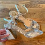 Vince Camuto  Women's Ankle Strap Square Toe Block Heel Sandals gold hoco wedding Photo 0