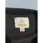 Aerie Offline by crewneck sweatshirt womens L black thumbhole athleisure Photo 4