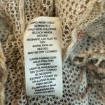 Chico's  Open Knit Kimono Sz LG (2) Lightweight Fringe Pink Tan Beach Boho Festiva Photo 8