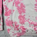 H&M  Smiley Collaboration Positive Pullover Hoodie Women's Size Large Tye Dye Photo 10