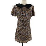 Roolee Floral Print Oversized Collar Neckline Short Sleeve Dress Size Small Photo 7