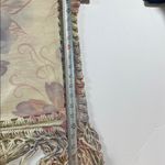 easel Floral Crochet Trim Top - Cream and Pink Photo 4