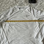 Nike tee Women’s dri-fit Running long sleeve in white size Small Photo 4