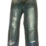 Ymi   Jeans JR SZ 3   straight leg distressed dark wash Exc Con Photo 0