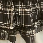 Alice + Olivia  Black plaid taffeta Tank dress C26 Photo 4