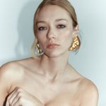 ZARA New!  Fan Earrings Photo 1