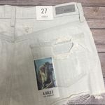 AGOLDE Parker Vintage Cut Off Distressed Button Fly Blanche White Blue Jean 27 Photo 5