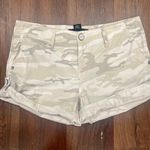 Sanctuary Anthropologie Y2K Switchback Cuffed Camo Shorts Photo 1
