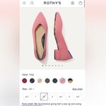 Rothy's The High Point in Tulip Pink Size 8.5 Photo 7